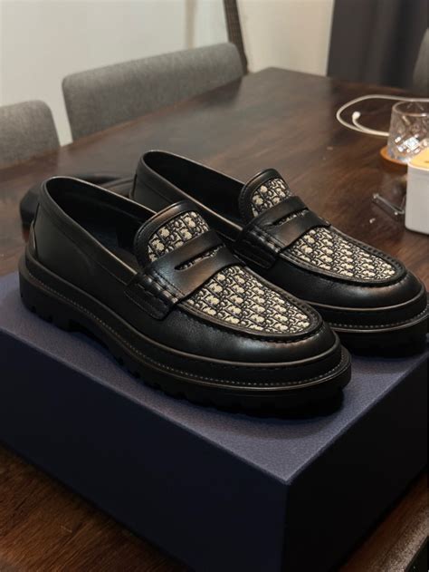 Dior Explorer Loafer Black Smooth Calfskin and Dior Oblique 